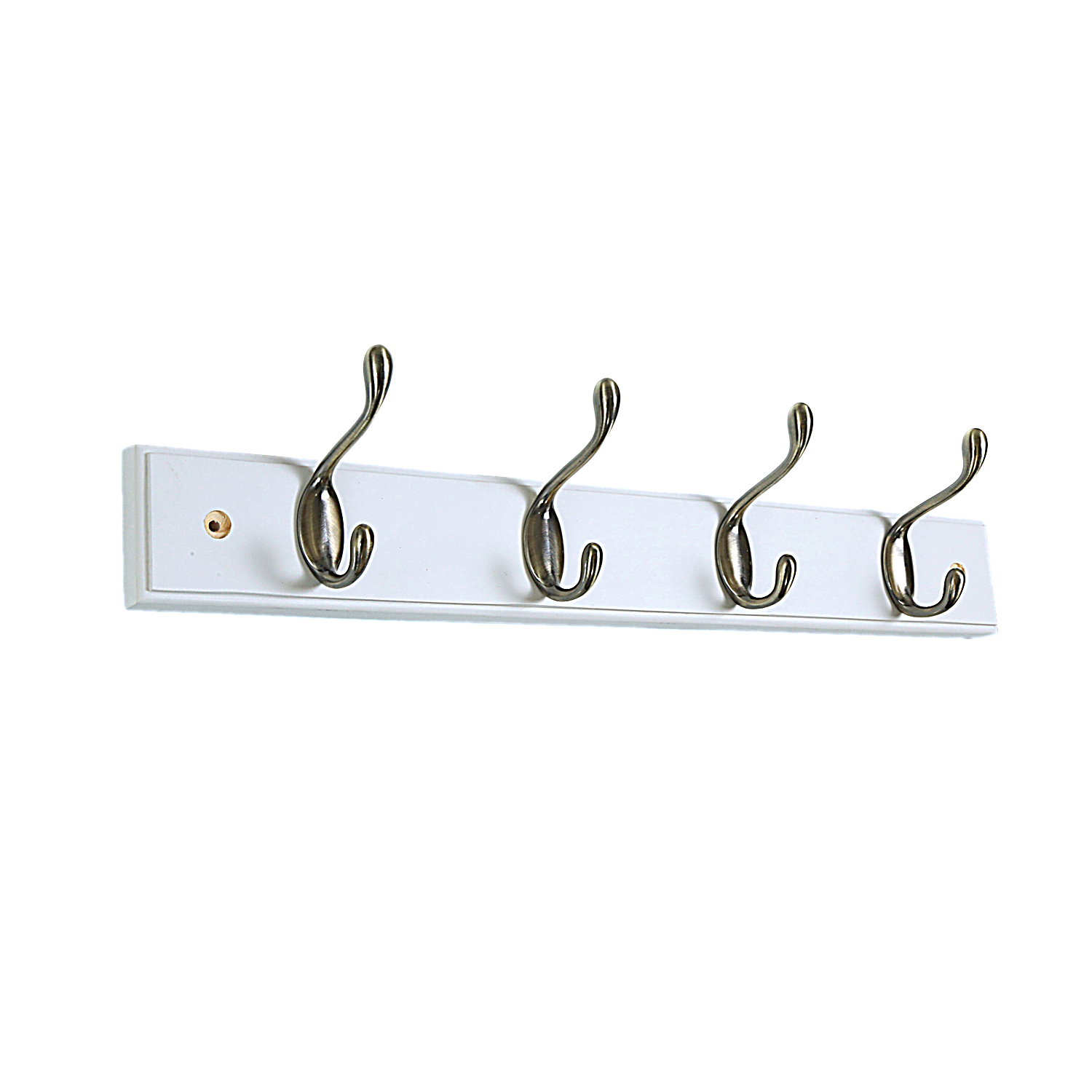 Wall mounted White board with 4 coat & hat hooks